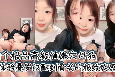 两个极品高颜值嫩穴母狗体验叠罗汉酥到骨头的极致爽感全程无套输出两小母狗轮番榨精
