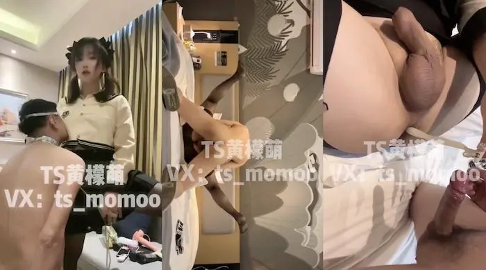Ts黄檬萌姐姐玩弄弟弟的龟头 舒服的双腿都开始发抖了 既然龟头都出了这么多的水 那就奖励弟弟操姐姐