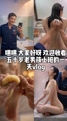搓澡大爷上班的一天